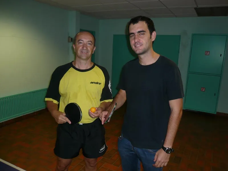 Leinier Dominguez at Meyrin Table Tennis Club